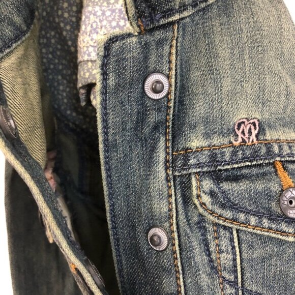 EUC MEXX embroidered back girls denim jacket - Picture 7 of 10
